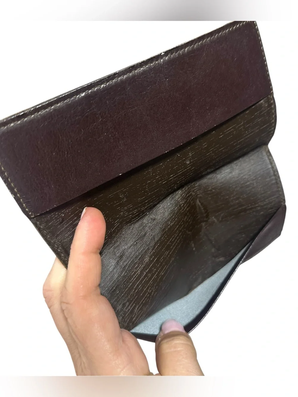 Louis Vuitton Monogram Vintage Leather Checkbook & Bill Holder